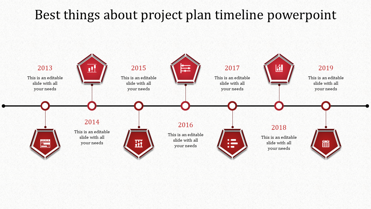 Amazing Project Plan And Timeline PowerPoint Design